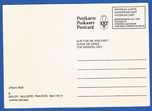 1983-Unused-Pre-Stamped Post Card-Southwest Africa-Maximum card