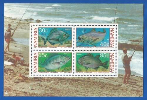 1994-Namibia-Coastal Angling-MNH-Miniature Sheet-SACC103
