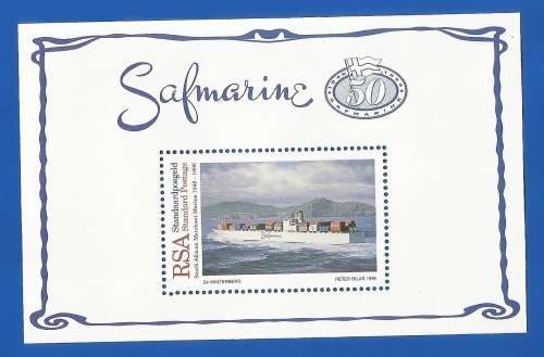 1996-RSA-MNH-M/S-SACC972-Standard Postage-50th Anniversary of Safmarine