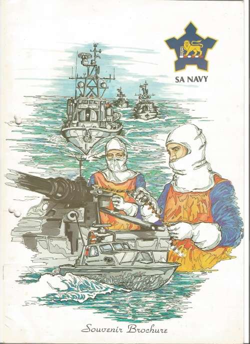 Collectable-Vintage-Souvenir Brochure-The South Arican Navy-4 Pages-Afr & Eng
