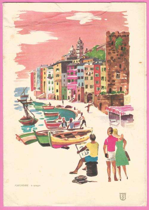 Collectable-Vintage-Programme of Tours and Excursions-Lloyd Triestino-M/n Europa