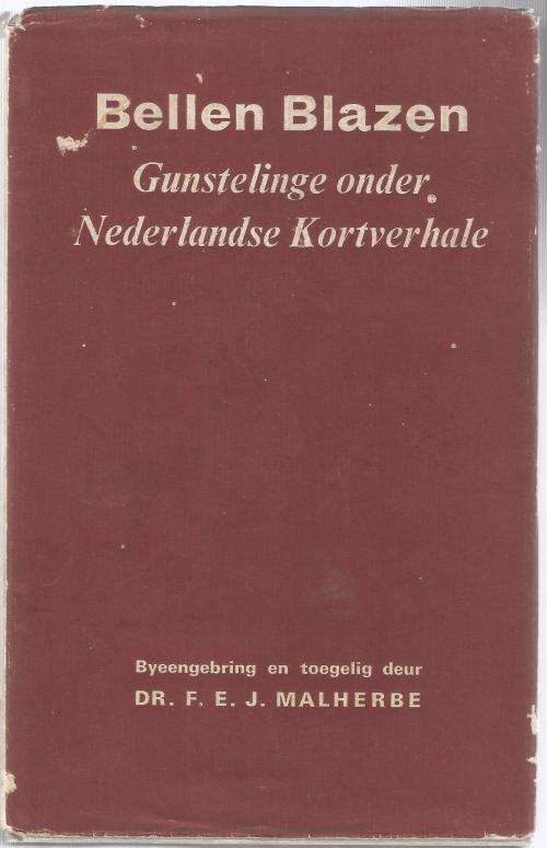 Book-Gunstelinge onder Nederlandse Kortverhale-Dr F E J Malherbe-1970-123-page Book-Hard Cover