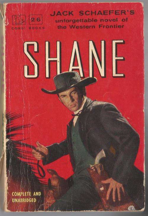 Book-Shane-Jack Schaefer`s-1962-148-page Book-Fair Condition-Soft-Cover