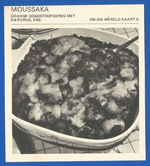 Vintage-Collectable-1967 Recipe Card-Africana-Paul Hamlyn-`Om Die Wereld Kaart 10`-Chili Con Carne