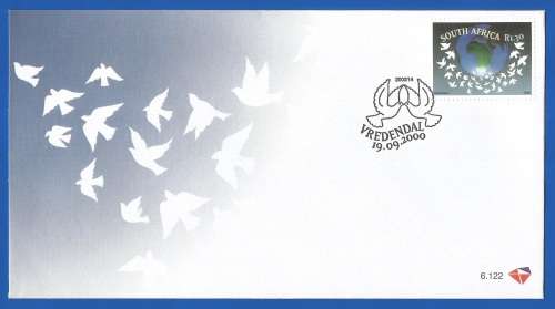 2000-International Year of Peace-First Day Cover-SACC 6.122-Thematic-Symbol