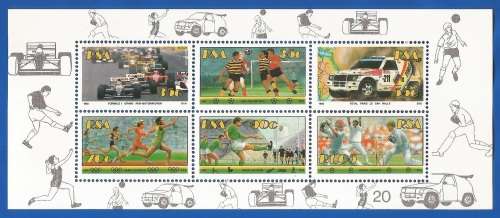 1992-RSA-MNH-SACC 784-M/S no 20. Sport.