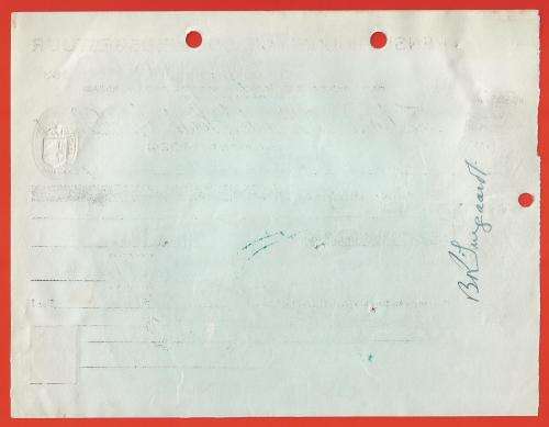 1938-31 October- Barclays Bank Cheque-The National Bank South Africa Limited