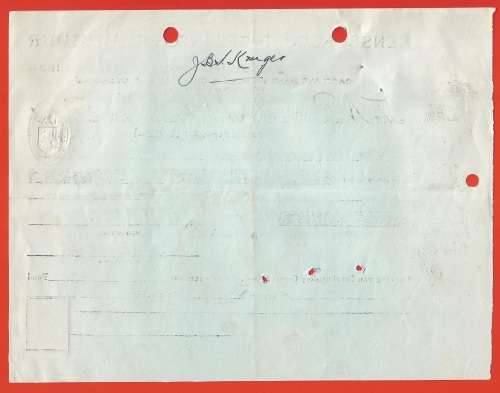 1938-2 November- Barclays Bank Cheque-The National Bank South Africa Limited