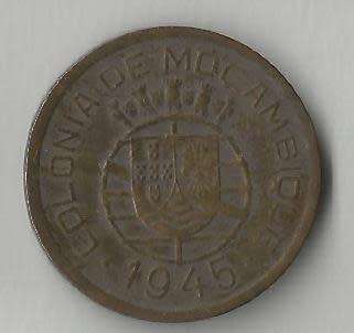 Mozambique coins 1945 50 Centavos
