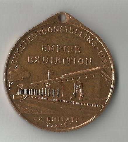 1936-Empire Exhibition-Medallion
