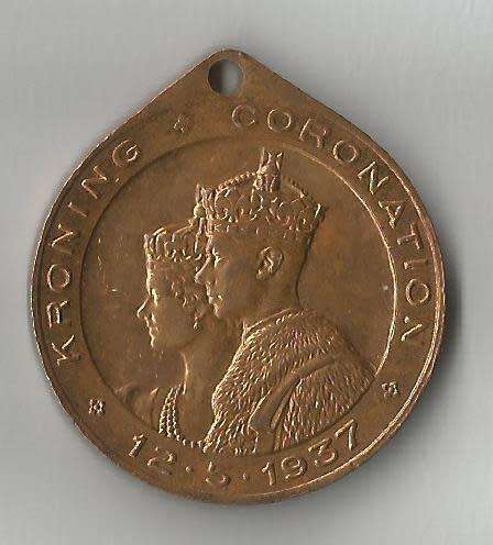 12.5.1937-Coronation of King George VI-Medallion