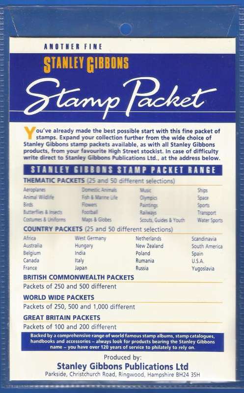 Stanley Gibbons-Pre-Packed Stamps-Used-Unchecked-Theme Stamps-Sold as Is
