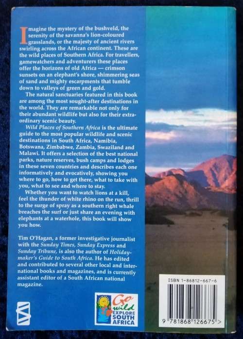 1996-Book-Wild Places of Southern Africa-Tim O`Hagan-339pg