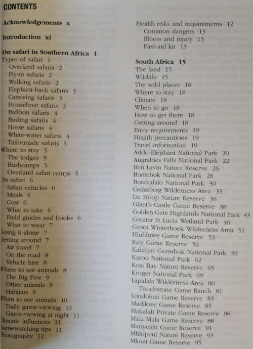 1996-Book-Wild Places of Southern Africa-Tim O`Hagan-339pg
