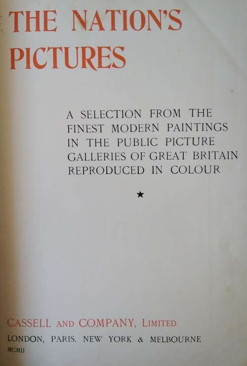 Book-The Nations Pictures-48 Pictures of National Galary Paintings.
