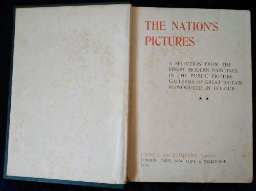 Book-The Nations Pictures-48 Pictures of National Galary Paintings.