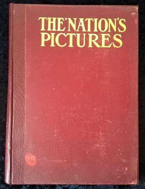 Book-The Nations Pictures-48 Pictures of National Galary Paintings-Red