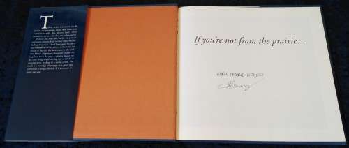 1994-Book-If you`re not from the Prairie-David Bouchard-Signed-32pg