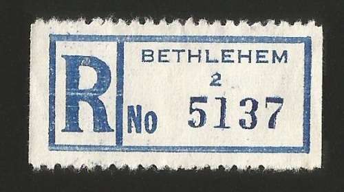 Registration Label-Bethlehem-No5137