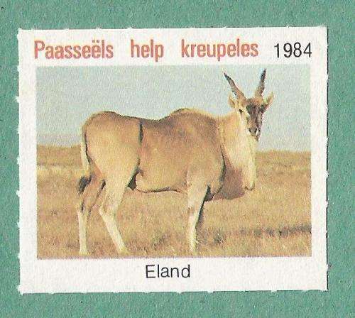 1984-Easter Stamp-No Gum-Theme-Fauna