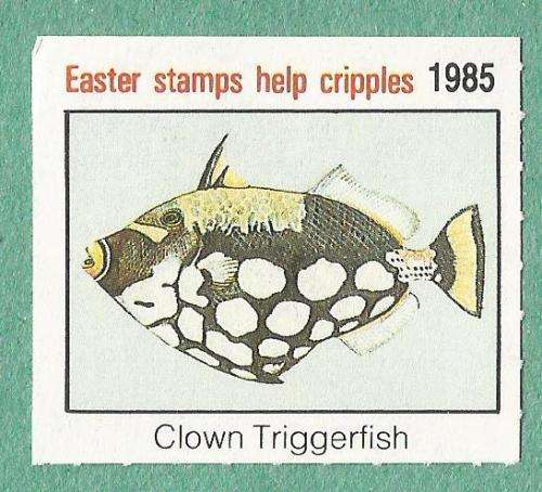 1985-Easter Stamp-No Gum-Theme-Fauna-Fish