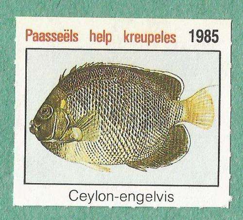 1985-Easter Stamp-No Gum-Theme-Fauna-Fish
