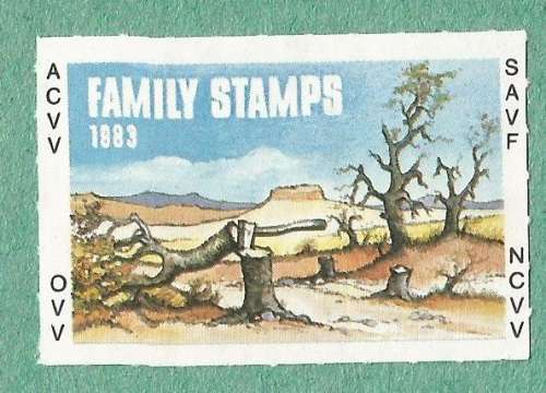 1983-Family Stamps-No Gum-Theme-Flora