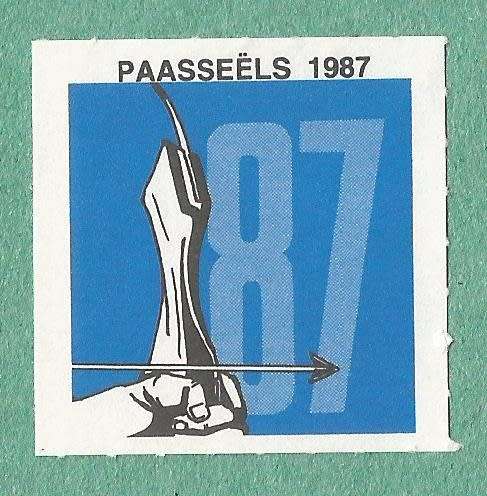 1987-Easter Stamps-No Gum-Theme-Sport