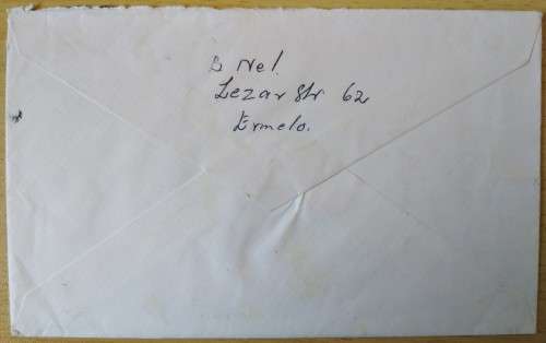 Domestic Mail-Postmark-1975-Ermelo