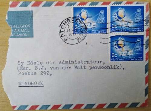 Domestic Mail-Postmark-1973-Potchefstroom