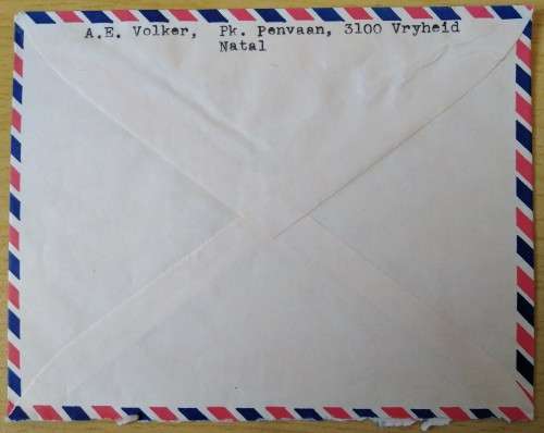 Domestic Mail-Postmark-1976-Vryheid