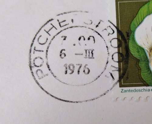 Domestic Mail-Postmark-1976-Potchefstroom