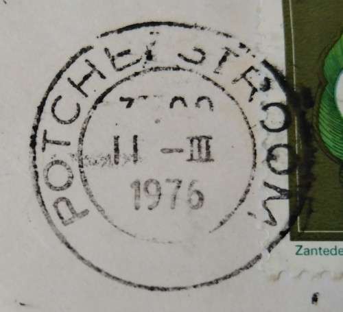 Domestic Mail-Postmark-1976-Potchefstroom
