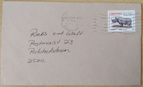 Domestic Mail-Postmark-1994-Potchefstroom