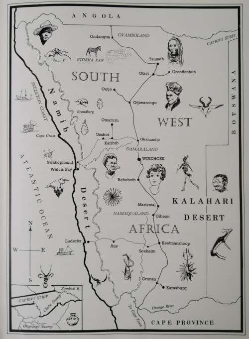 Book-South West Africa-Land Between Two Deserts-1972