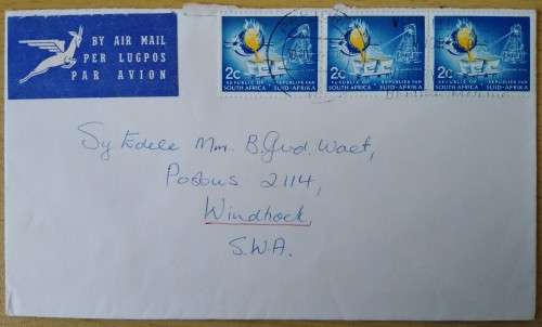 Domestic Mail-Postmark-Pretoria