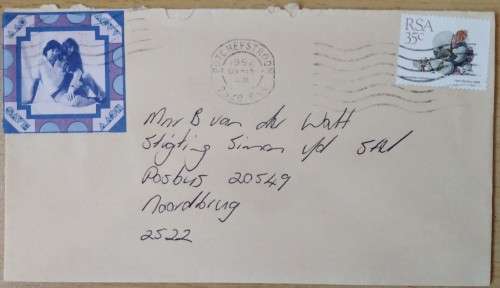 Domestic Mail-Postmark-1992-Potchefstroom