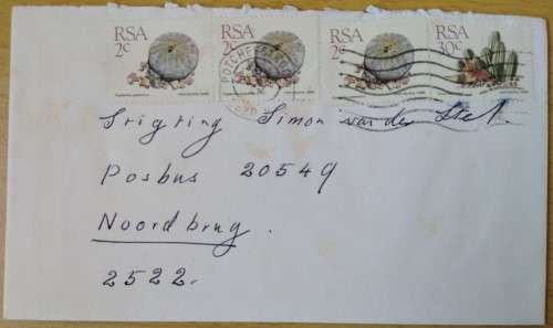 Domestic Mail-Postmark-Potchefstroom
