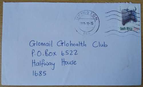 Domestic Mail-Postmark-Upington