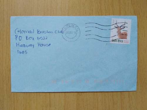 Domestic Mail-Cover-Postmark-2003-Capemail