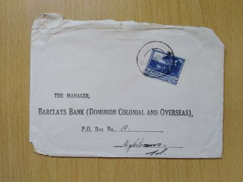 Domestic Mail-Cover-Postmark-Barclays Bank