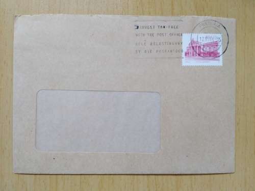 Domestic Mail-Cover-Postmark-1984-Pretoria