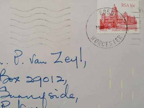 Domestic Mail-Cover-Postmark-1988-Worcester