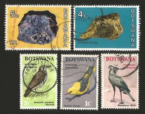 Botswana Grouping of Used Stamps