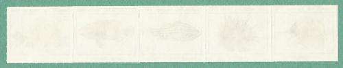 1985-MNH-RSA-Easter Stamps-Strip of 5-Fish