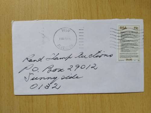 1984-Alberton-Domestic Mail- Cover