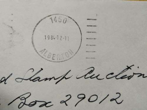 1984-Alberton-Domestic Mail- Cover