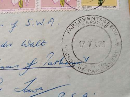 1976-Houses of Parliament-Cape Town-Domestic Mail- Cover