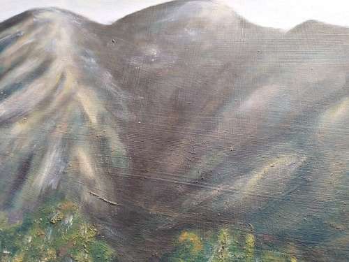 Oil Painting on Board-Landscape Scenery-J.V. TIMM `16