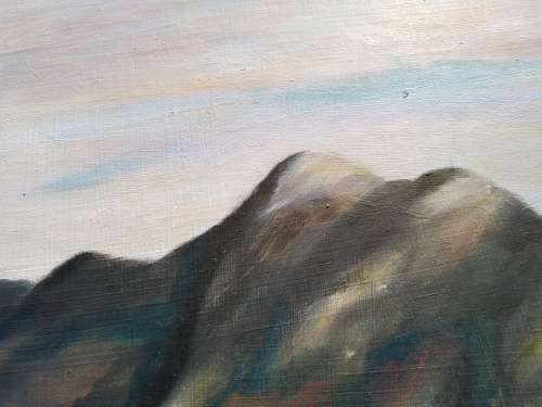 Oil Painting on Board-Landscape Scenery-J.V. TIMM `16